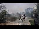La Grèce lutte contre les flammes : touristes évacués en urgence face à la menace des incendies