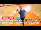 Christopher Renaudin, Ternois de 34 ans, se prépare à la coupe du monde de twirling bâton