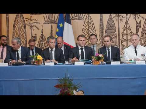 French president Macron meets with stakeholders in Noumea in talks on New Caledonia's future