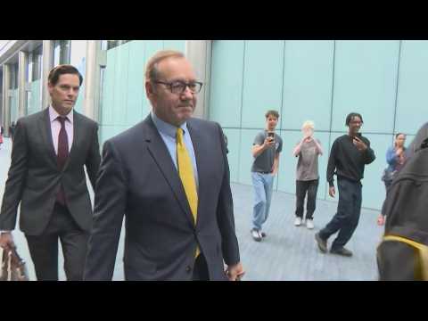 US actor Kevin Spacey leaves London court in sex assault case
