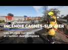 Violent incendie Cagnes-sur-Mer, les pompiers sauveur d'une catastraophe !