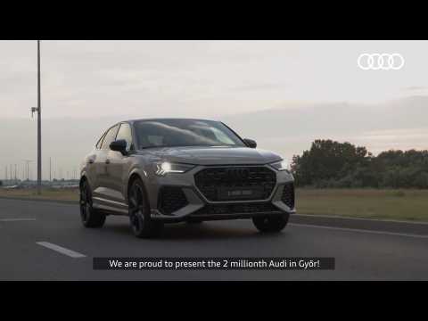 Audi Hungaria - production of the 2 millionth Audi in Győr is finished