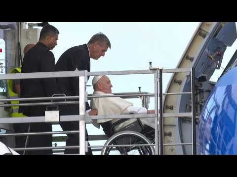 Pope Francis departs for global Catholic festival in Lisbon