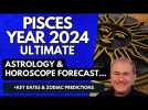 Pisces 2024 - the ULTIMATE Astrology & Horoscope Forecast. Your Personal Eclipse Ignites Your Soul!