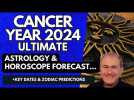 Cancer 2024 - the ULTIMATE Astrology & Horoscope Forecast, Your Personal Standing Skyrockets!