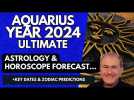 Aquarius 2024  - the ULTIMATE Astrology & Horoscope Forecast - finally ACLAIM BECKONS!