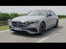 The new Mercedes-Benz E 450 e 4MATIC MANUFAKTUR in Alpine Grey Driving Video