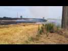 Villers-au-Flos : un champ ravagé par un incendie