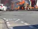 Accident et incendie aux Quatre Rois (Comines)