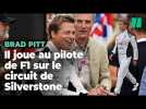 Brad Pitt était la star du GP de Grande-Bretagne sur le circuit de Silverstone en combinaison de F1