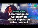 Elton John reçoit un appel de Coldplay en direct d'un autre concert pour son départ à la retraite