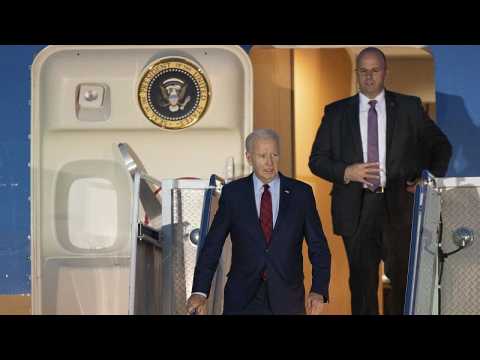 US President Joe Biden arrives in UK for talks ahead of the NATO summit