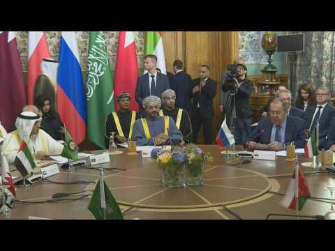 Russian FM Lavrov meets counterparts from the Gulf Cooperation Council
