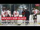 Hockey sur glace- reprise le l'entraînement des Gothiques d'Amiens