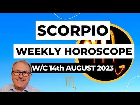 Scorpio Horoscope Weekly Astrology from 14th August 2023
