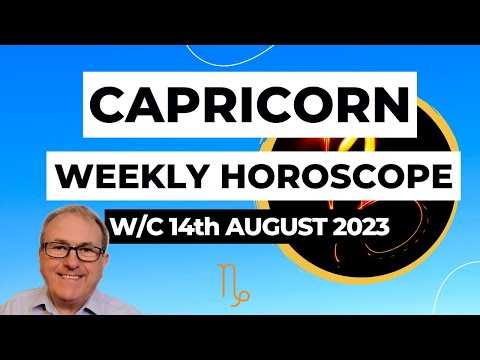 Capricorn Horoscope Weekly Astrology from 14th August 2023