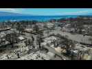 Hawaii wildfires: Aerial images of Lahaina, burnt to ashes