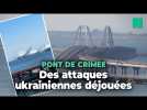 Guerre en Ukraine : le pont de Crimée visé par des attaques ukrainiennes d'après Moscou
