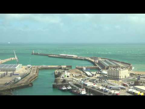 Images of Port of Dover after migrant boat capsizes in Channel