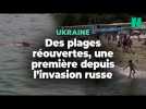 Guerre en Ukraine : pour la première fois, les plages d'Odessa rouvrent et accueillent des baigneurs
