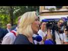 Marine Le Pen fait sa rentrée politique à la braderie d'Hénin-Beaumont 1/3