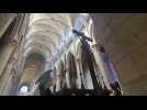 Rouen. Les voûtes du chSur de la cathédrale rénovées