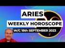 Aries Horoscope Weekly Astrology from 18th September 2023