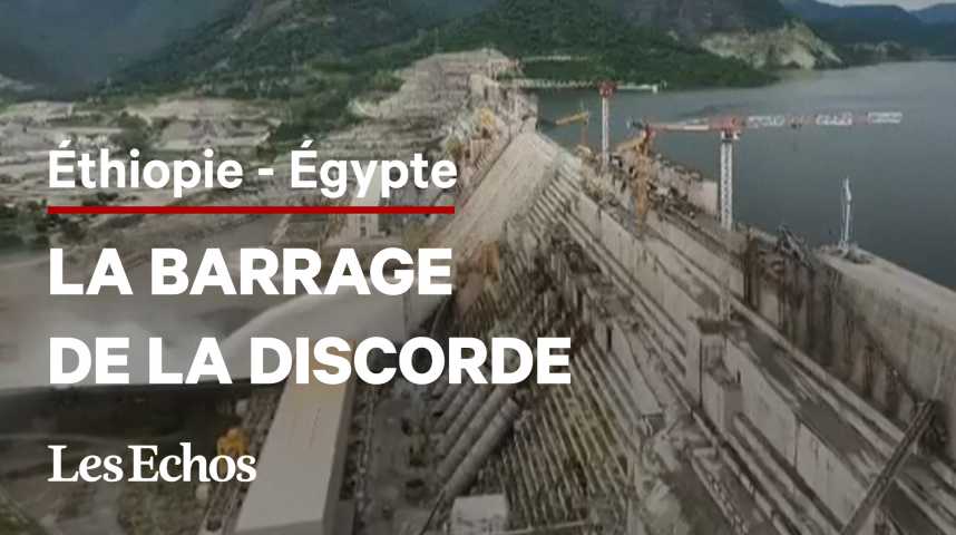 Illustration pour la vidéo 3 questions pour comprendre le mégabarrage de la discorde entre l’Égypte et l’Éthiopie
