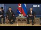 VIDÉO. Les images de la rencontre entre Kim Jong-Un et Vladimir Poutine en Russie