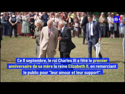 VIDEO : Le Roi Charles commmore le premier anniversaire de la mort d'Elizabeth II