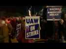 Workers gather at Ford Michigan Assembly Plant for strike