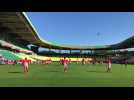 VIDÉO. Coupe du monde de rugby : les Tonga à l'entraînement avant le choc face à l'Irlande