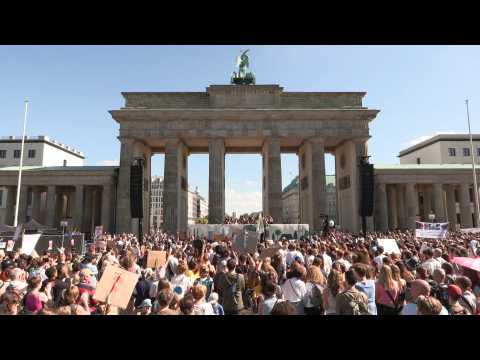 Thousands attend Fridays for Future climate demonstration in Berlin
