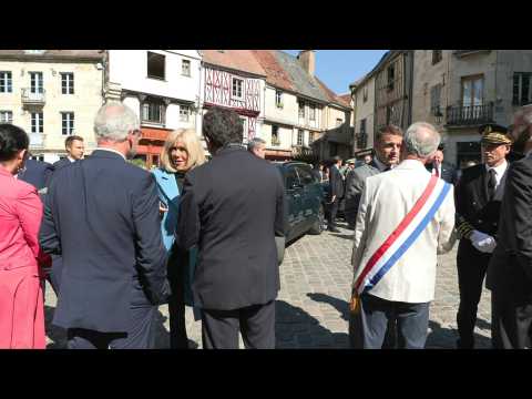 Macron visits one of France's foremost winegrowing regions for the European Heritage Days
