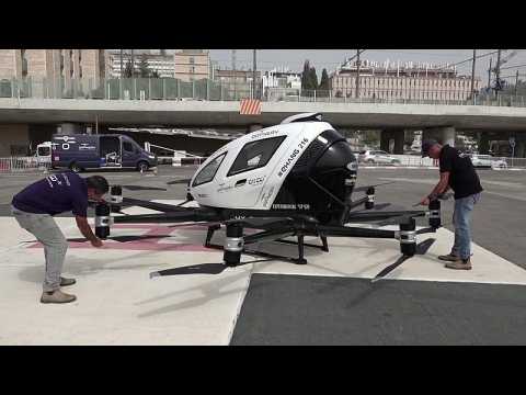 Israeli start-up tests its flying taxi as a means to get to hospital in an emergency