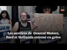 Les ouvriers de General Motors, Ford et Stellantis entrent en grève
