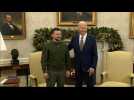 Joe Biden recevra jeudi le président ukrainien Volodymyr Zelensky à la Maison Blanche