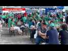 VIDÉO. Coupe du monde de rugby : avant le match Irlande-Tonga, ambiance tranquille à la fan zone