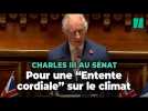 Charles III dans son discours au Sénat livre un plaidoyer pour la défense de l'environnement