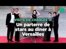 Charles III a dîné à Versailles avec Hugh Grant, Charlotte Gainsbourg et un parterre d'autres stars