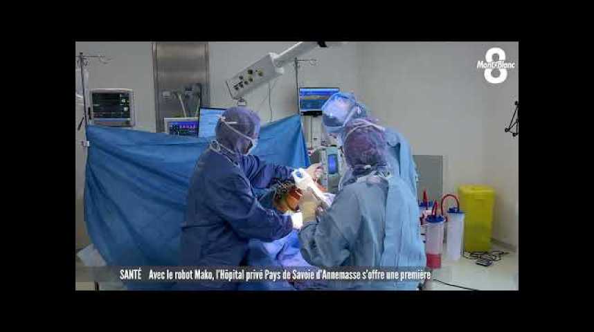 Santé. Un robot réalise une opération du genou, une première en Haute-Savoie