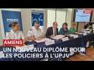 Lancement de la toute première promotion du diplôme universitaire de sociologie « Police-Population », au pôle Citadelle de l'université de Picardie (UPJV), jeudi 21 septembre 2023.