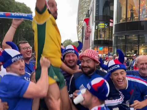 Coupe du monde de rugby : l'ambiance monte devant le Vélodrome avant France-Namibie