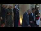 King Charles III and Queen Camilla leave the Élysée Palace after a meeting