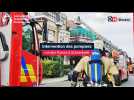 Intervention des pompiers rue des Pavots à Schaerbeek