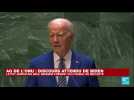 Joe Biden devant l'ONU : 