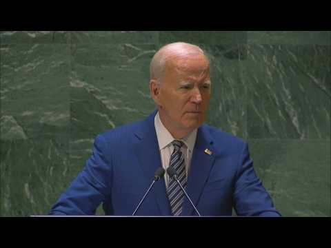 Biden appeals to UN to stop Russia's 'naked aggression' in Ukraine
