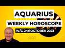 Aquarius Horoscope Weekly Astrology from 2nd October 2023