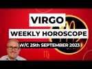 Virgo Horoscope Weekly Astrology from 25th September 2023