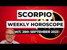 Scorpio Horoscope Weekly Astrology from 25th September 2023